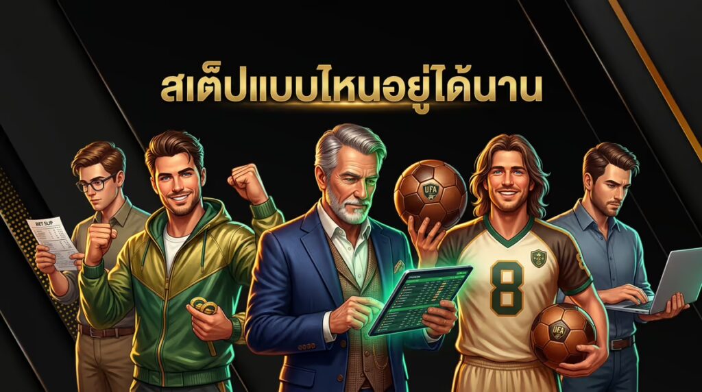 ผมแทงบอลสเต็ปมา 3 ปี สรุปว่าสเต็ปแบบไหนอยู่ได้นานที่สุด