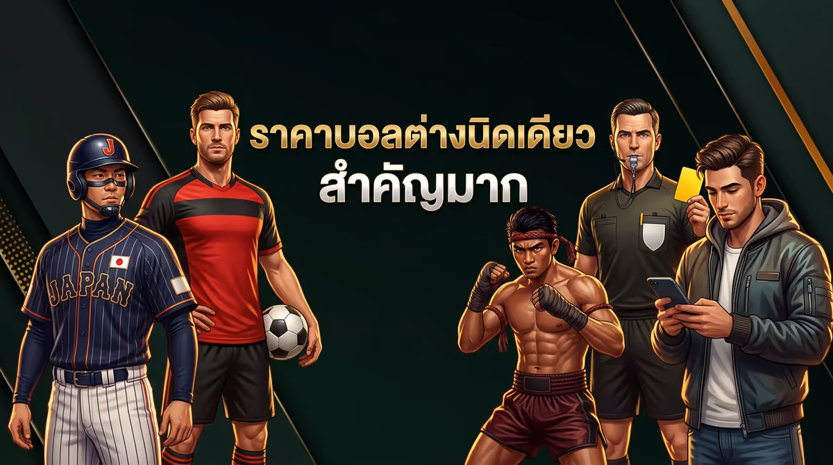 ราคาบอลต่างกัน 0.05 ดูเหมือนน้อย แต่ระยะยาวต่างกันเป็นหมื่น